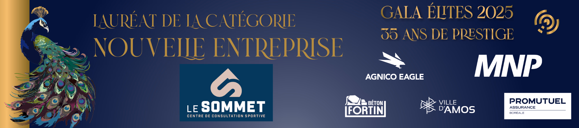 Le Sommet, lauréat Nouvelle entreprise au Gala Élites 2025
